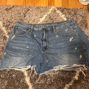 Size 14 shorts with flowers on them